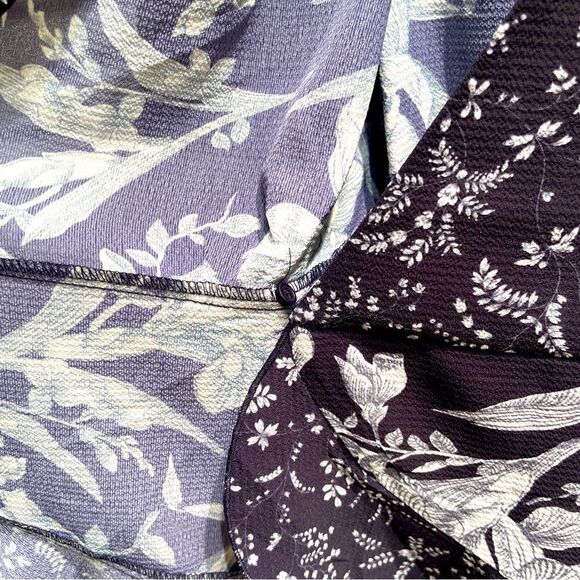 French Connection Patchwork Wrap Top - Picture 2 of 5